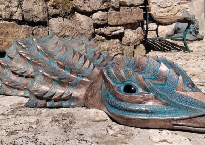 LEZARD BLEU